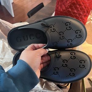 Women's platform perforated G sandal - AUTHENTIC